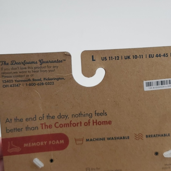 🆕️ Dearfoam Memory Foam Clog Slippers - Picture 5 of 7